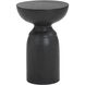 Goya 20 X 13.5 inch Black Outdoor End Table